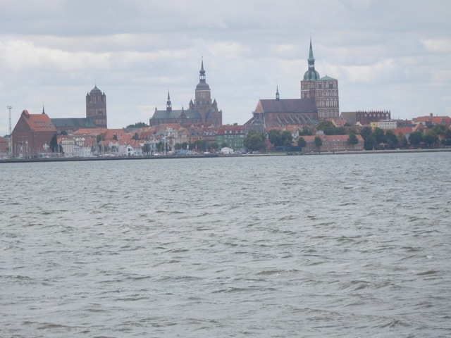 Sicht von Rügen nach Stralsund